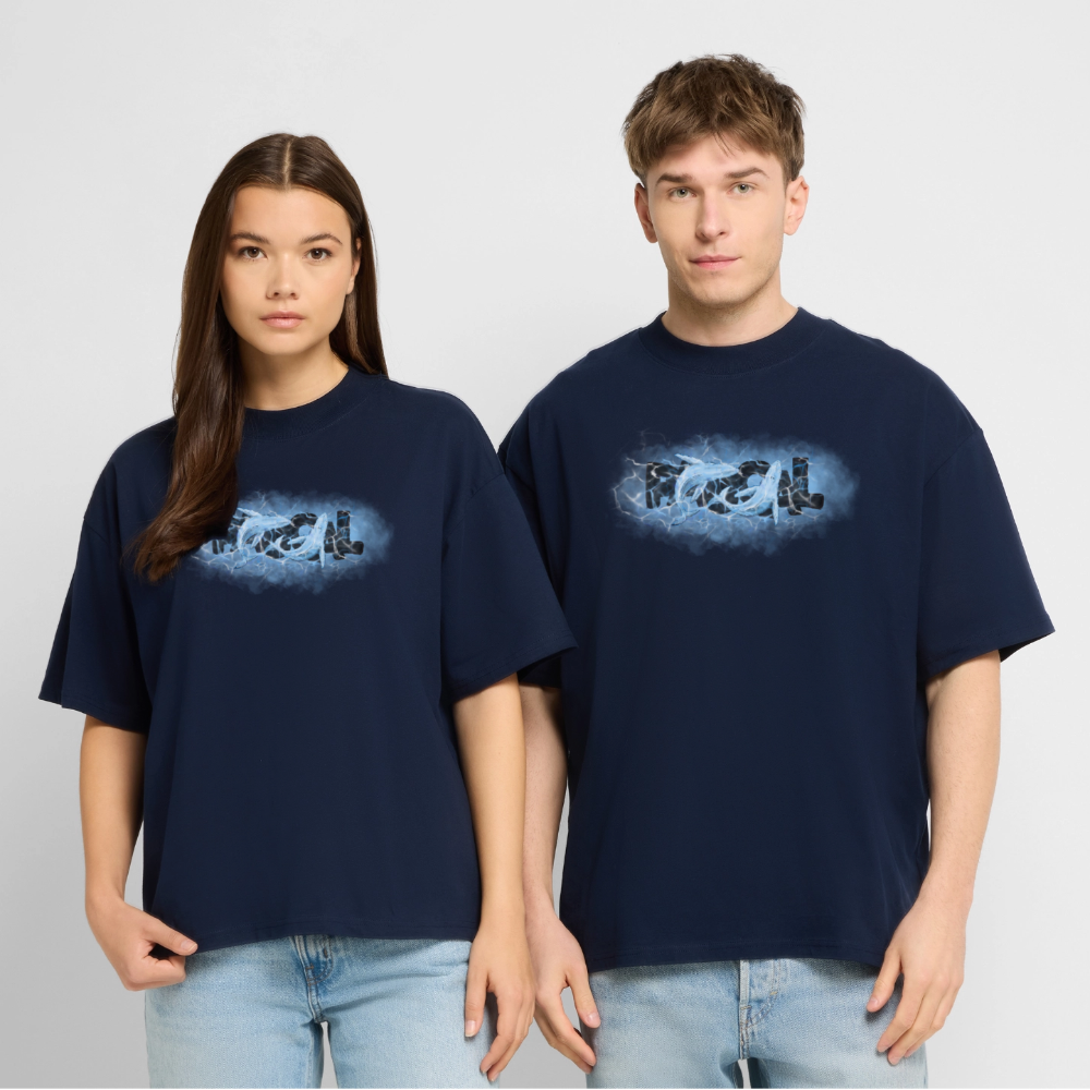 'Whale Of A Time" Pascal designs T-Shirt - navy