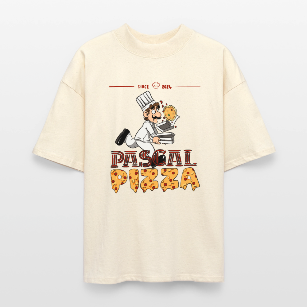 "Pascal Pizza" T-Shirt - soft Ecru